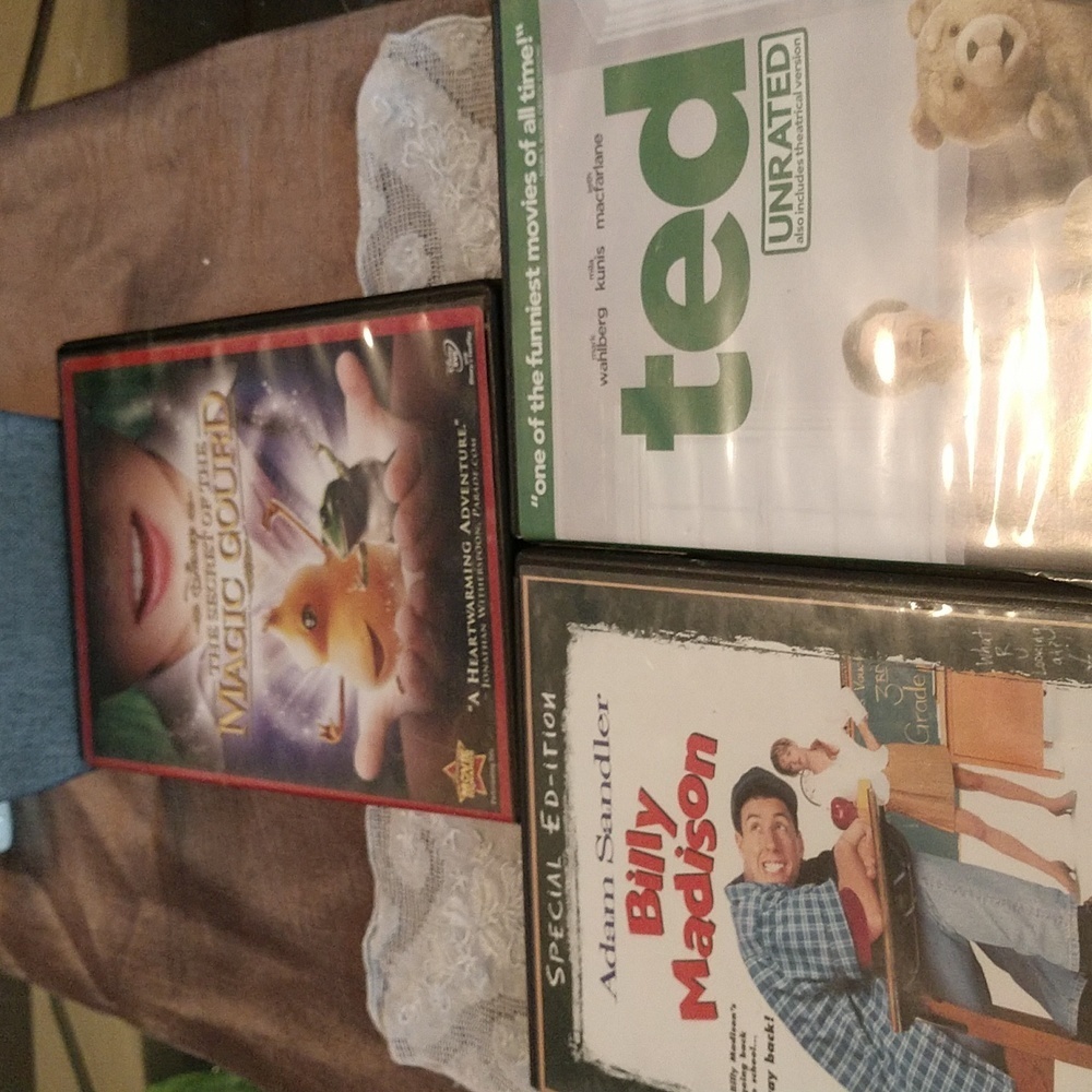 3 DVD's